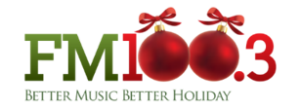 FM100 Christmas logo